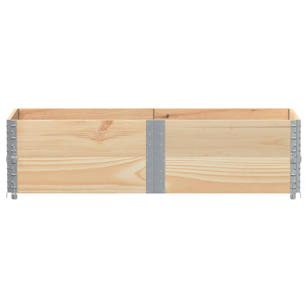 VIDAXL Palletopzetranden 2 ST 150x50 cm Festkiefer
