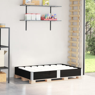 VIDAXL Palletopzetrand 150x100 cm Festkiefer schwarz