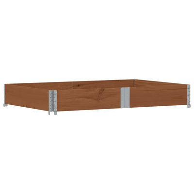 VIDAXL Palletopzetrand 150 x 100 cm Festkieferbraun