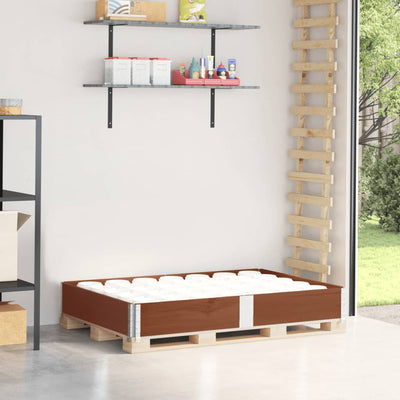 VIDAXL Palletopzetrand 150 x 100 cm Festkieferbraun
