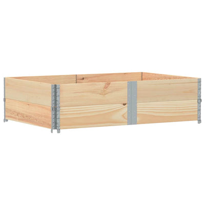 VIDAXL Palletopzetranden 2 ST 150x100 cm Festkiefer
