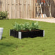 VIDAXL -Planungsbox 80x60 cm Festkiefer schwarz