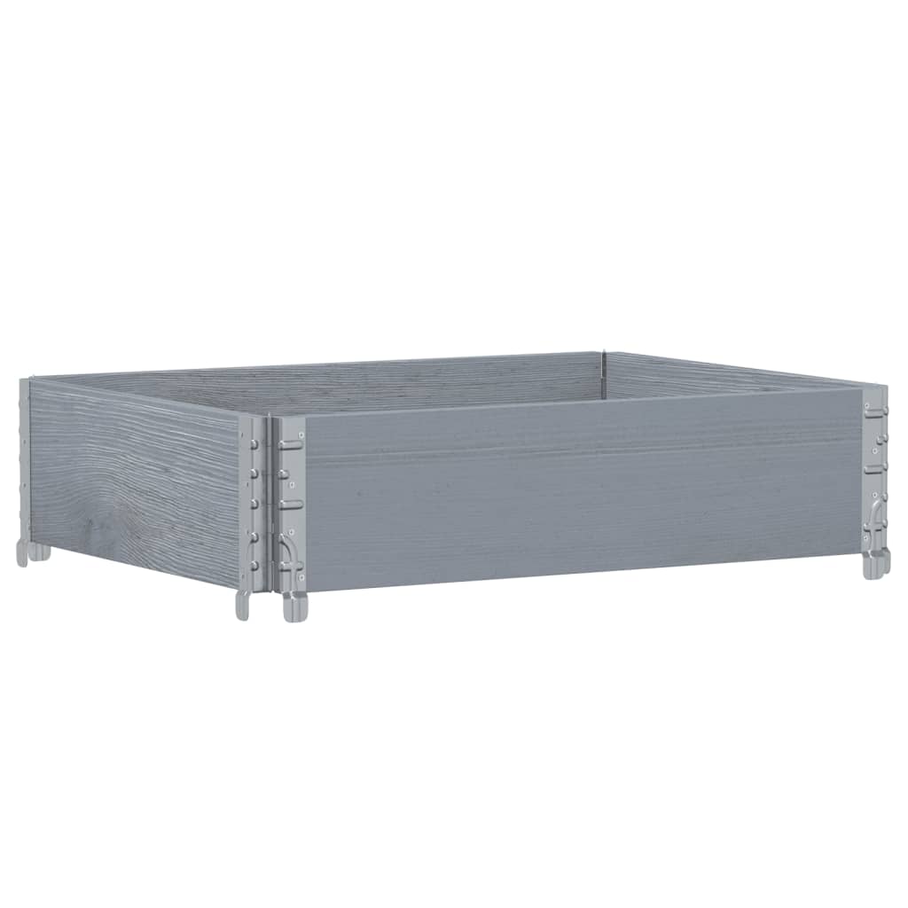 VIDAXL -Planungsbox 80x60 cm Festkiefergrau