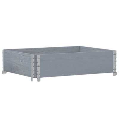 VIDAXL -Planungsbox 80x60 cm Festkiefergrau