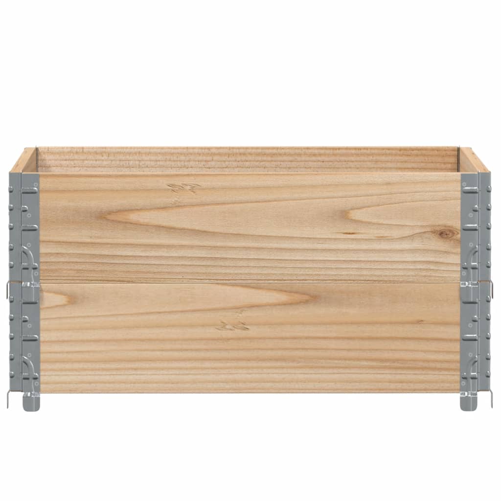 Vidaxx Pflanzgefäß 80x60 cm aus massivem Kiefernholz