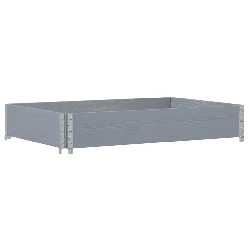 VIDAXL -Planungsbox 120x80 cm Festkiefergrau