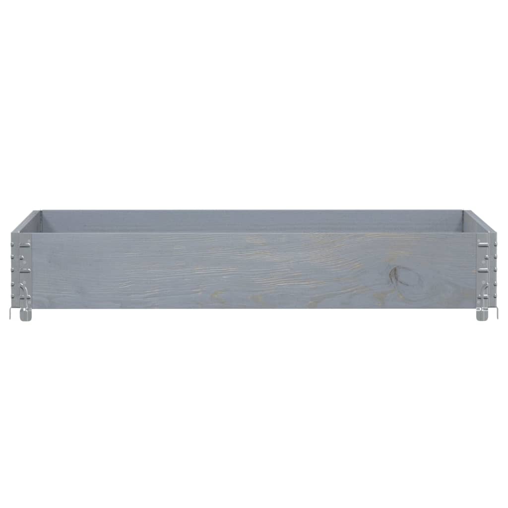 VIDAXL -Planungsbox 120x80 cm Festkiefergrau