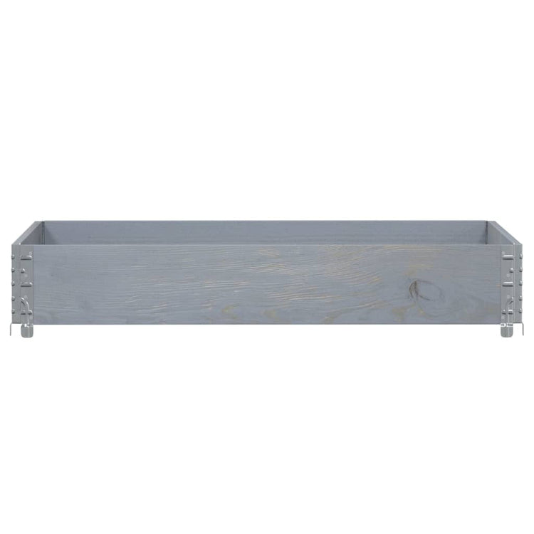 VIDAXL -Planungsbox 120x80 cm Festkiefergrau