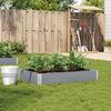 VIDAXL -Planungsbox 120x80 cm Festkiefergrau