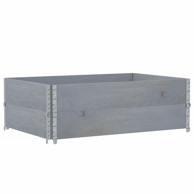 VIDAXL -Planungsbox 120x80 cm Festkiefergrau