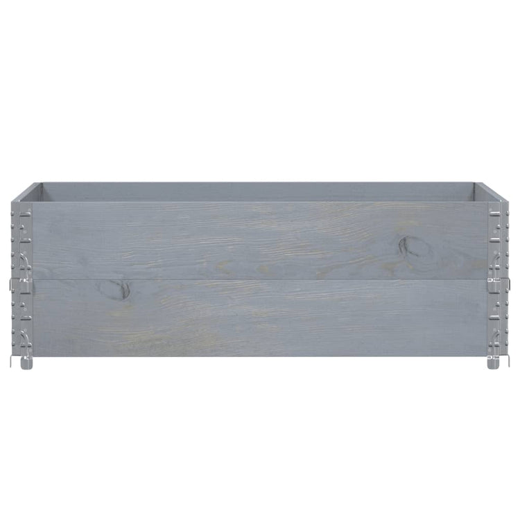 VIDAXL -Planungsbox 120x80 cm Festkiefergrau