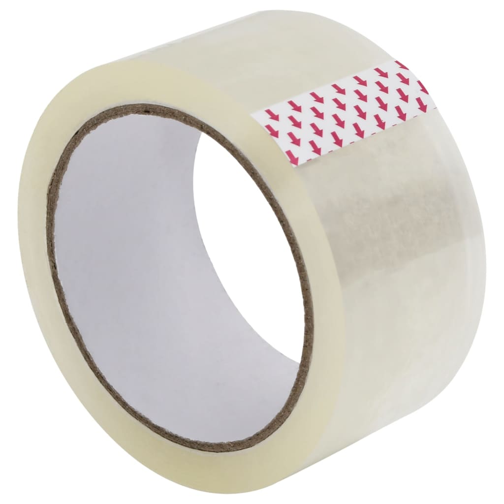 VidaXL Verpackungsband 36 Stück 48 mm x 66 m transparent