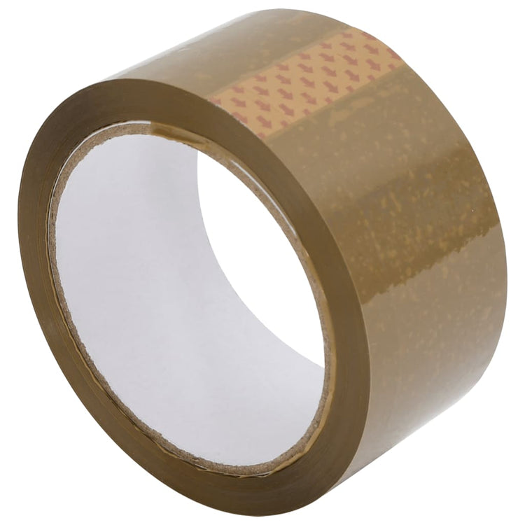 Vidaxl Verpackungsbänder 12 Stück 48 mm x 66 m braun
