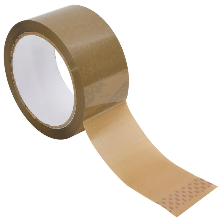 Vidaxl Verpackungsbänder 12 Stück 48 mm x 66 m braun