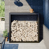 Vidaxl Kamin 100x40x100 cm Stahlschwarz