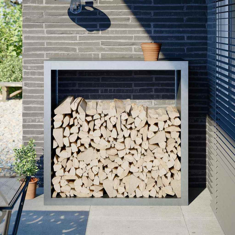 VIDAXL -Kamin 100x40x100 cm verzinkter Stahl
