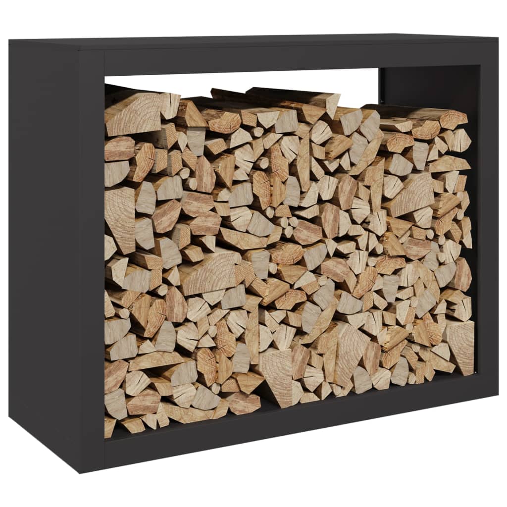 Vidaxl Kamin 100x40x80 cm Stahlschwarz