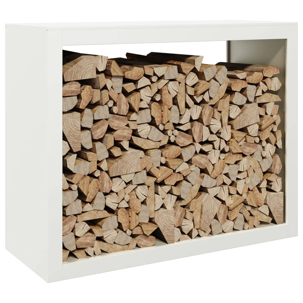 Vidaxl Kamin 100x40x80 cm Stahlweiß