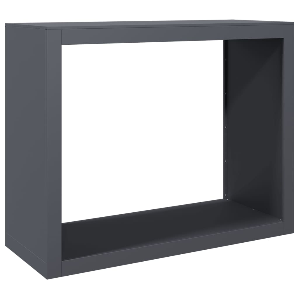 VIDAXL -Kamin 100x40x80 cm Stahl Anthrazit -ausgelöst