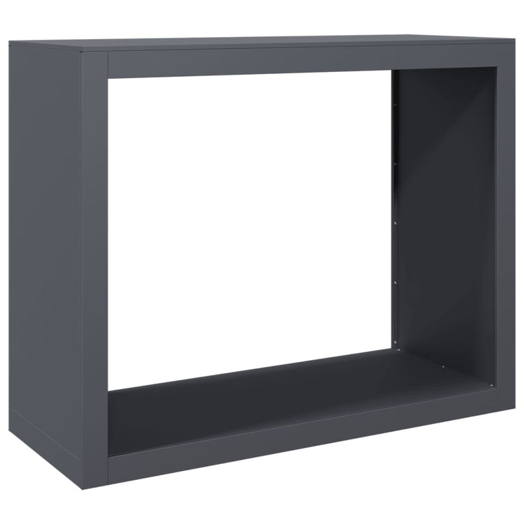 VIDAXL -Kamin 100x40x80 cm Stahl Anthrazit -ausgelöst