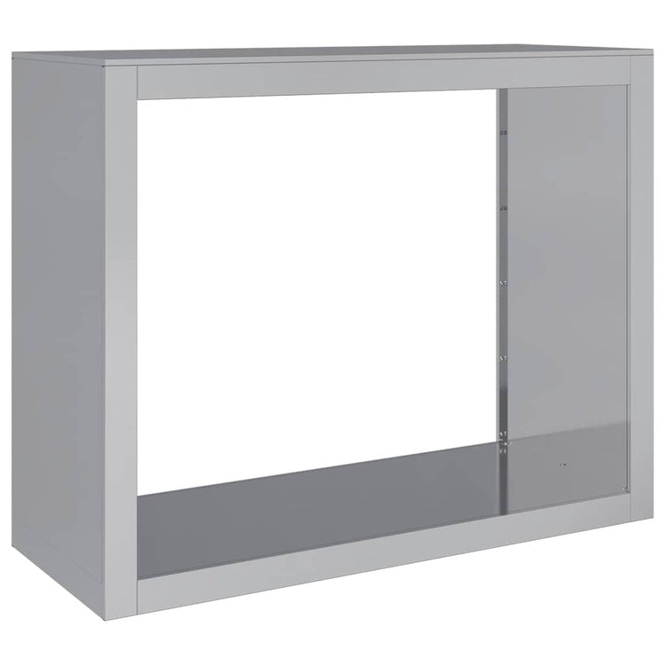 VIDAXL -Kamin 100x40x80 cm verzinkter Stahl
