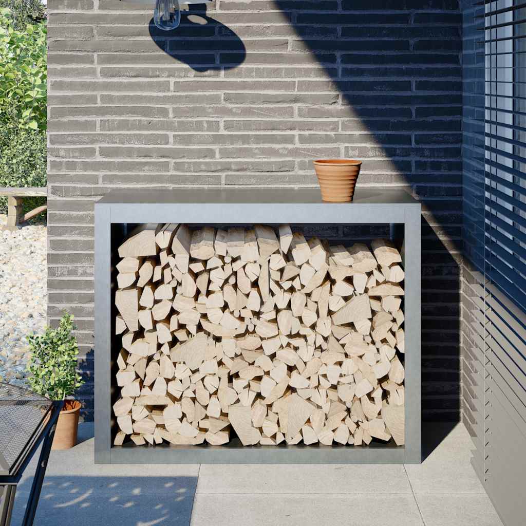 VIDAXL -Kamin 100x40x80 cm verzinkter Stahl