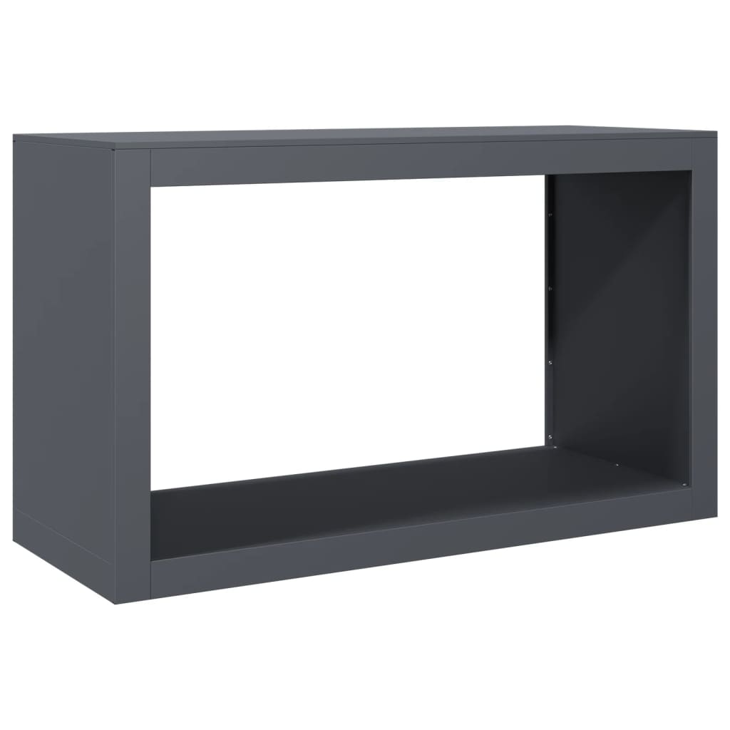 VIDAXL -Kamin 100x40x60 cm Stahl Anthrazit -ausgelöst