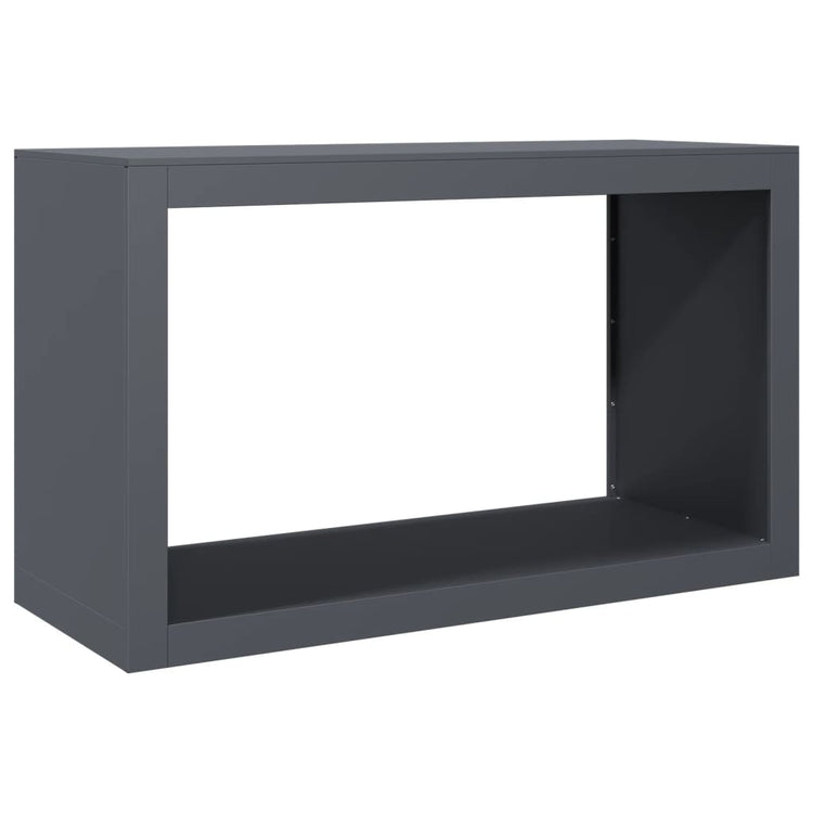 VIDAXL -Kamin 100x40x60 cm Stahl Anthrazit -ausgelöst