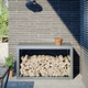 Vidaxl -Kamin 100x40x60 cm verzinkter Stahl