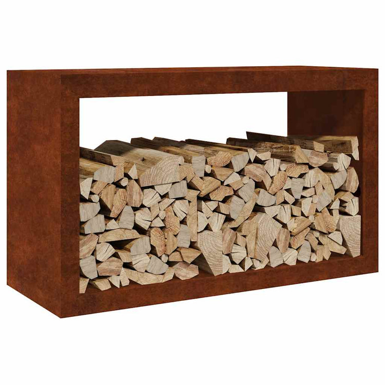 Vidaxl StandhoodTrek 100x40x60 cm Wetterstahl