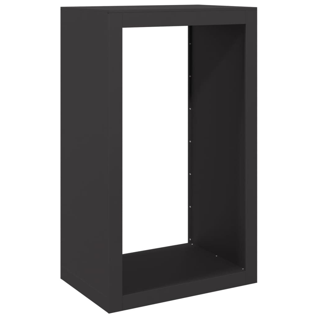 Vidaxl Kamin 60x40x100 cm Stahlschwarz