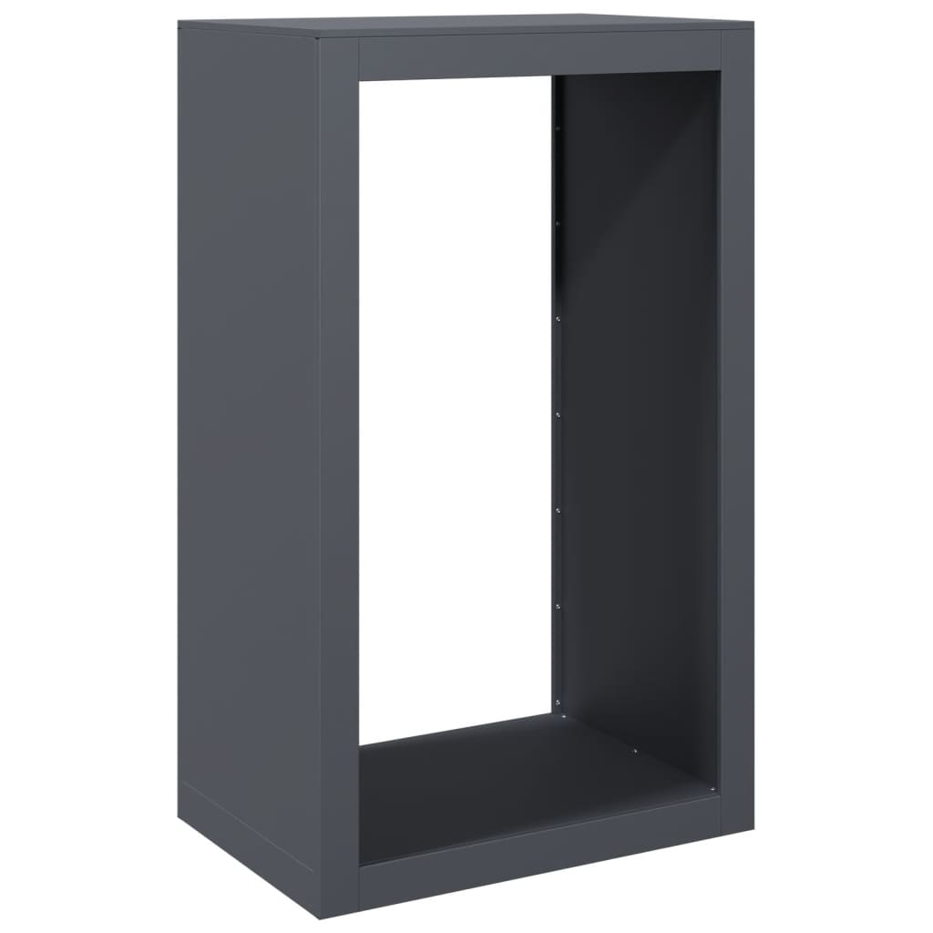 VIDAXL -Kamin 60x40x100 cm Stahl Anthrazit -ausgelöst