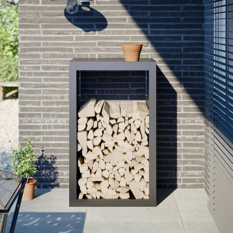 VIDAXL -Kamin 60x40x100 cm Stahl Anthrazit -ausgelöst