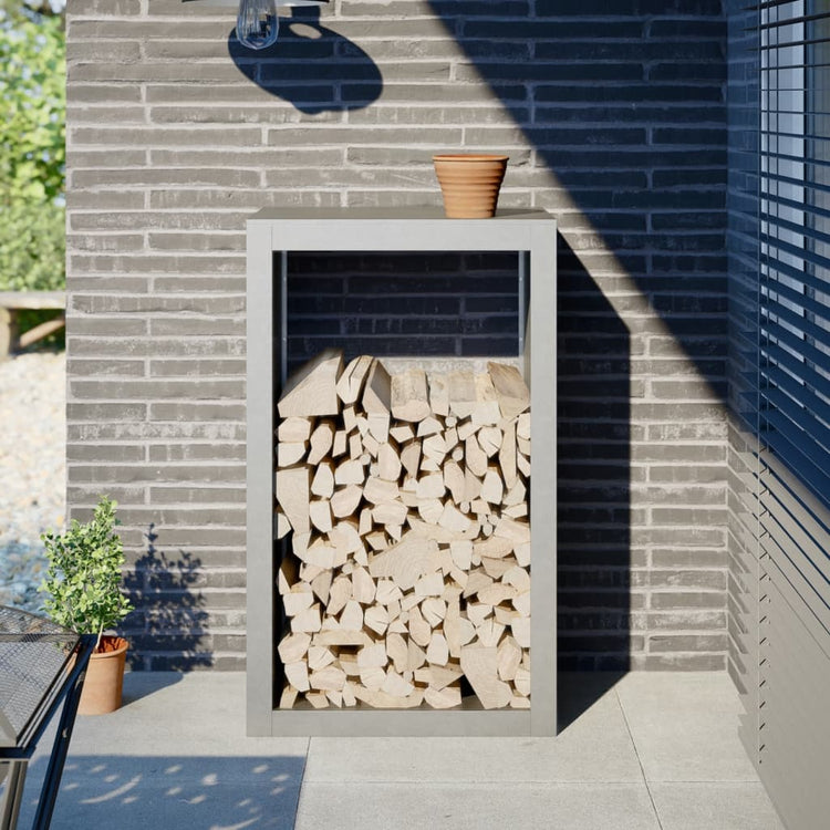 VIDAXL -Kamin 60x40x100 cm Edelstahl