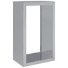 VIDAXL -Kamin 60x40x100 cm verzinkter Stahl