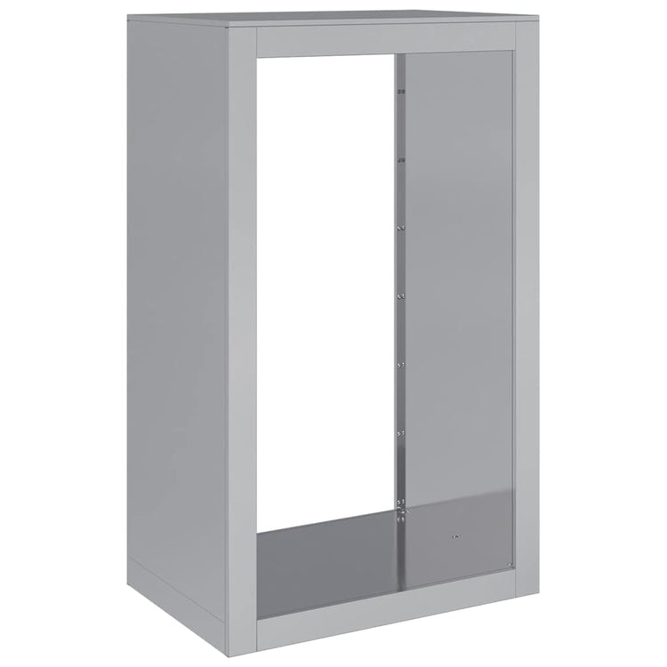 VIDAXL -Kamin 60x40x100 cm verzinkter Stahl