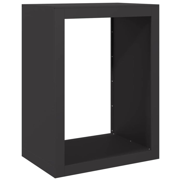 Vidaxl Kamin 60x40x80 cm Stahlschwarz