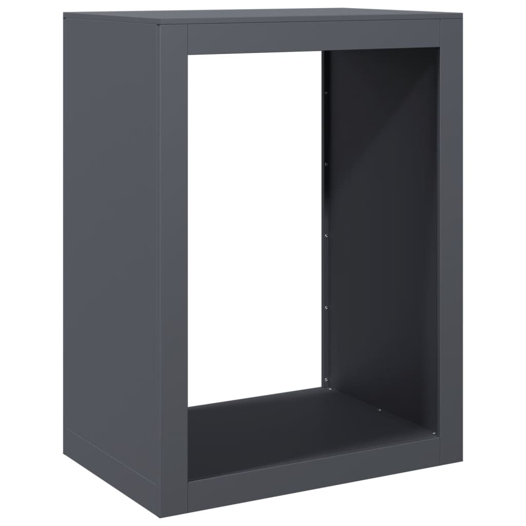 VIDAXL -Kamin 60x40x80 cm Stahl Anthrazit -ausgelöst