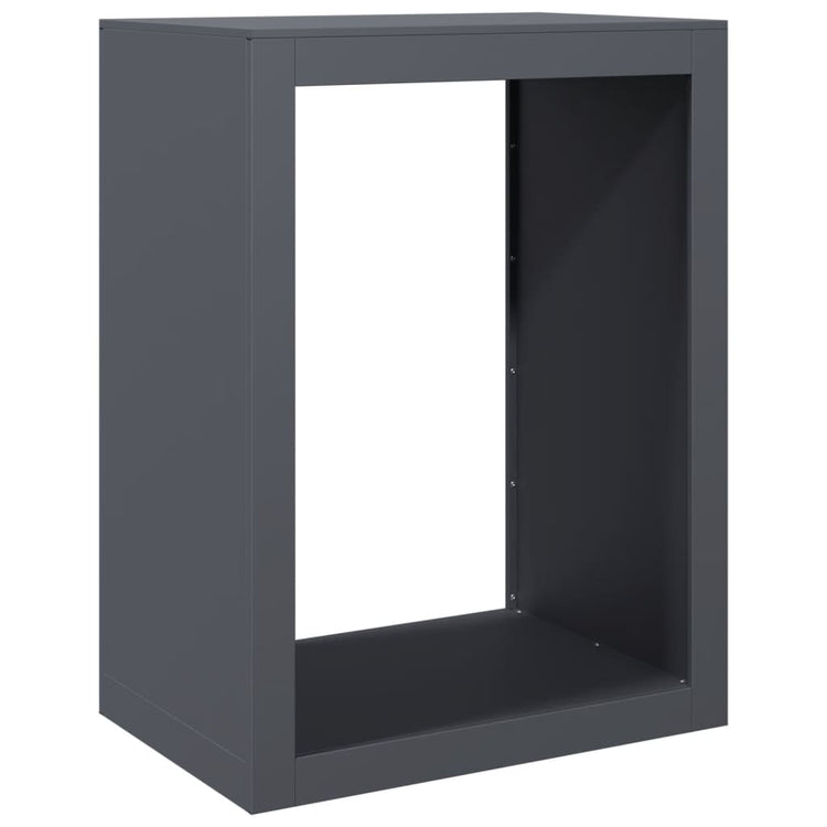 VIDAXL -Kamin 60x40x80 cm Stahl Anthrazit -ausgelöst