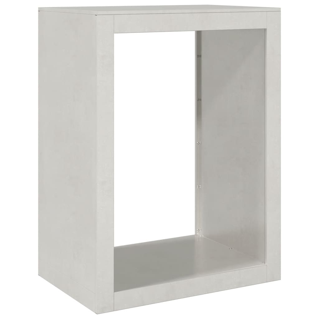 VIDAXL -Kamin 60x40x80 cm Edelstahl