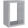 VIDAXL -Kamin 60x40x80 cm verzinkter Stahl