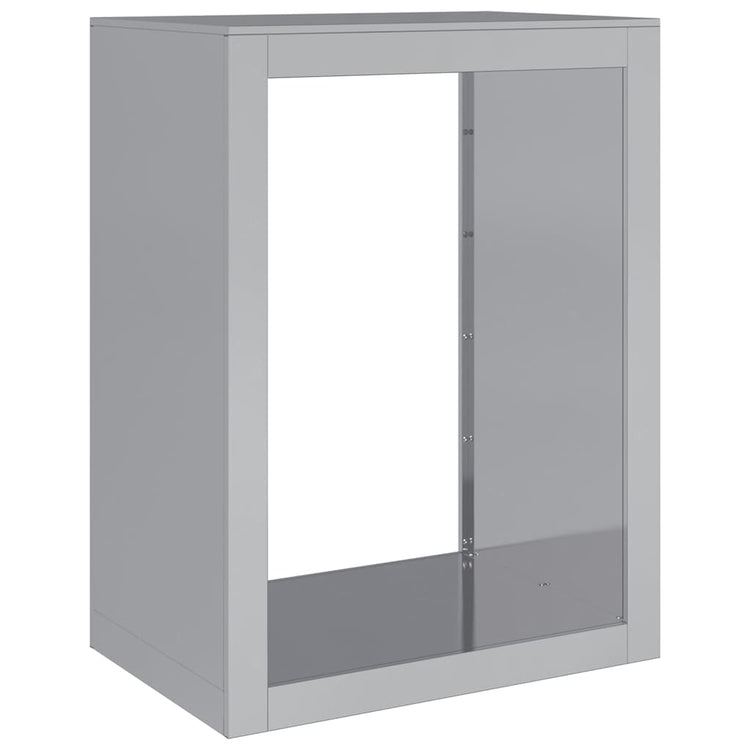 VIDAXL -Kamin 60x40x80 cm verzinkter Stahl