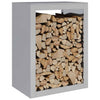 VIDAXL -Kamin 60x40x80 cm verzinkter Stahl