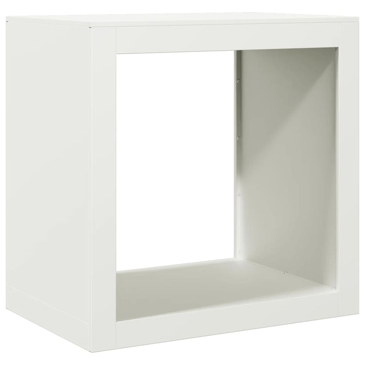 Vidaxl Kamin 60x40x60 cm Stahlweiß