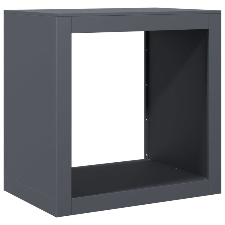 VIDAXL -Kamin 60x40x60 cm Stahl Anthrazit -ausgelöst