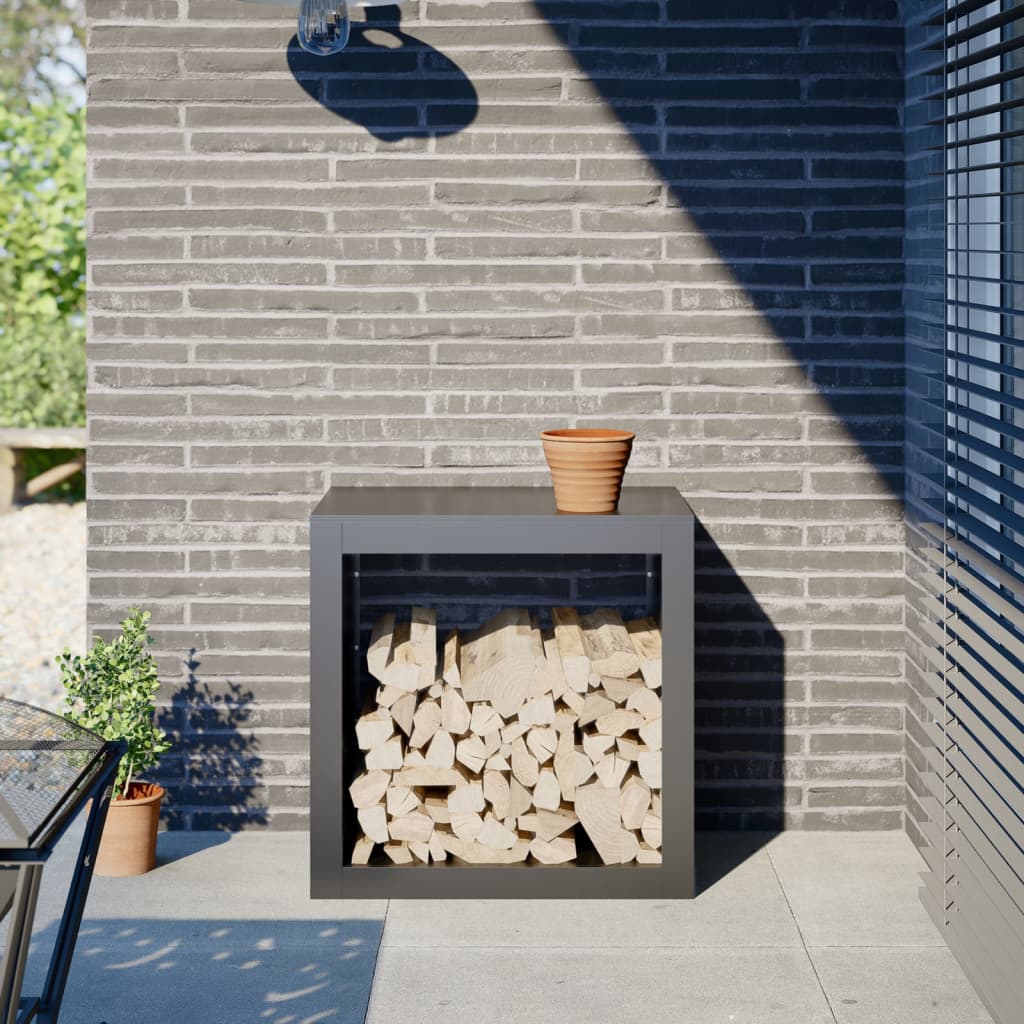VIDAXL -Kamin 60x40x60 cm Stahl Anthrazit -ausgelöst
