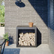 VIDAXL -Kamin 60x40x60 cm Stahl Anthrazit -ausgelöst