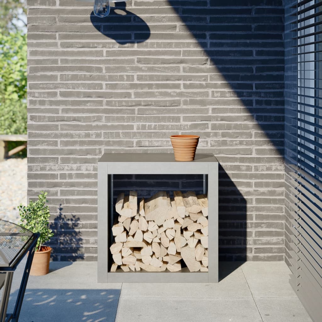VIDAXL -Kamin 60x40x60 cm Edelstahl