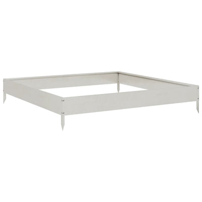VIDAXL -Pflanzer erhoben 100x100x18,5 cm Edelstahl