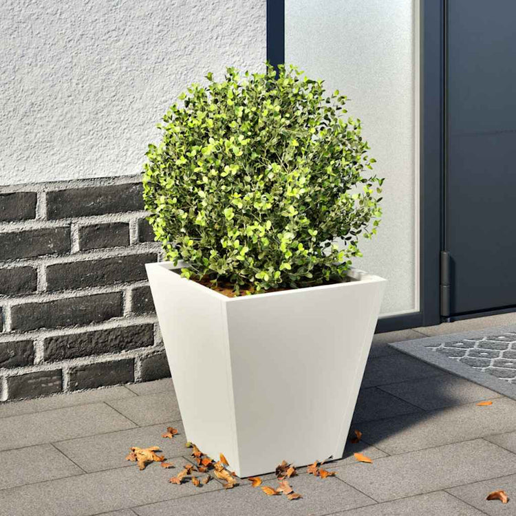 VIDAXL -Planungsbox 30x30x30 cm Stahlweiß